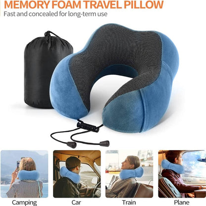 U Shaped Memory Foam Neck Pillows Survivalist Essentials Survivalist Essentials